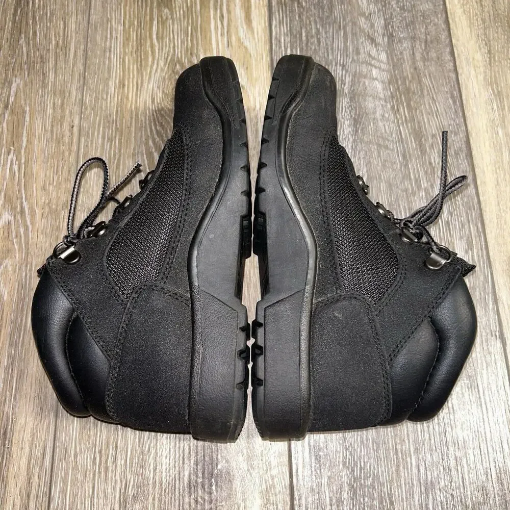New Timberland 6-Inch Premium Waterproof Boots Youth US Size 3 Black Nubuck